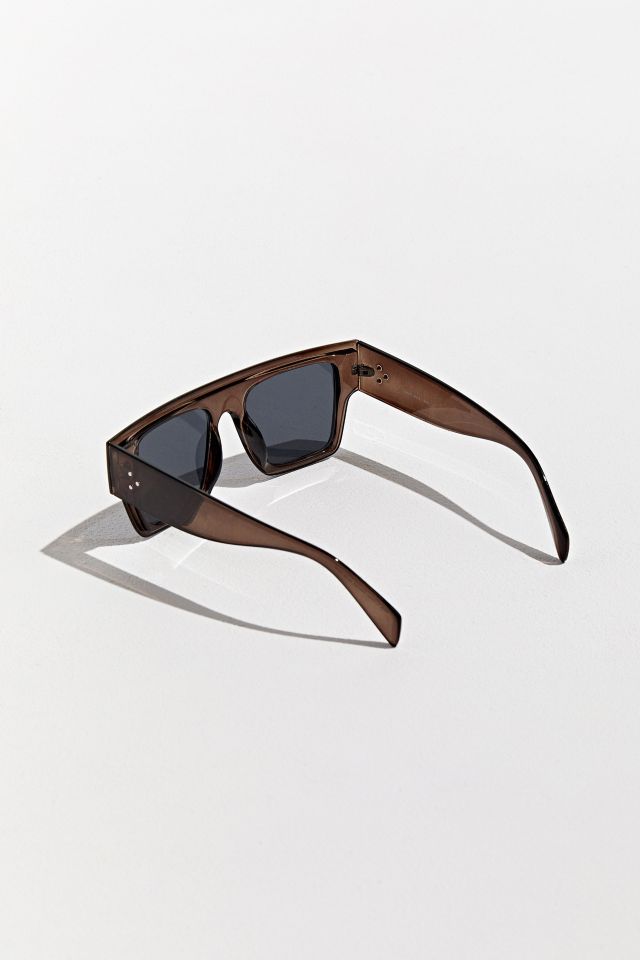 Lunettes de Soleil Carrées à Larges Branches Style Années 80 #4