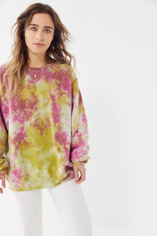 Urban outfitters purple tie dye online sweatshir