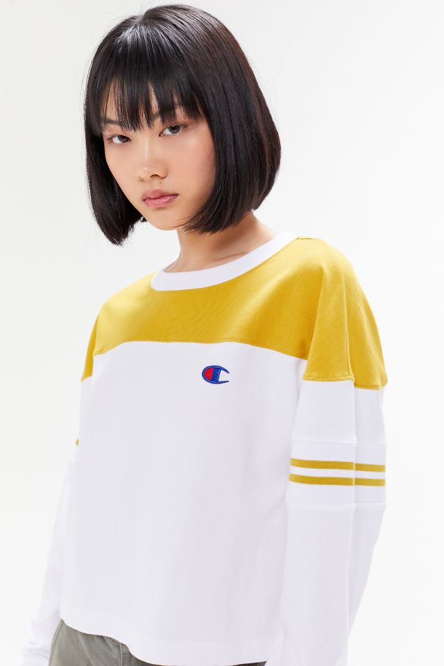 Champion UO Exclusive Colorblock Long Sleeve Tee Urban Outfitters