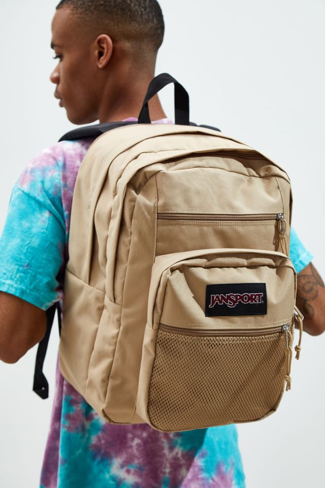 Jansport big student backpack field tan best sale