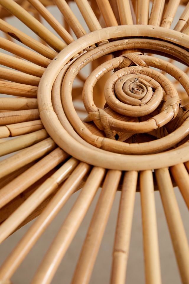 Petal Rattan Side Table #2