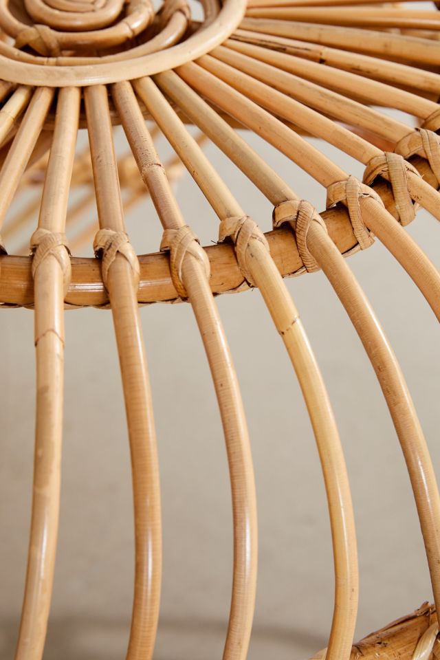Petal Rattan Side Table #3