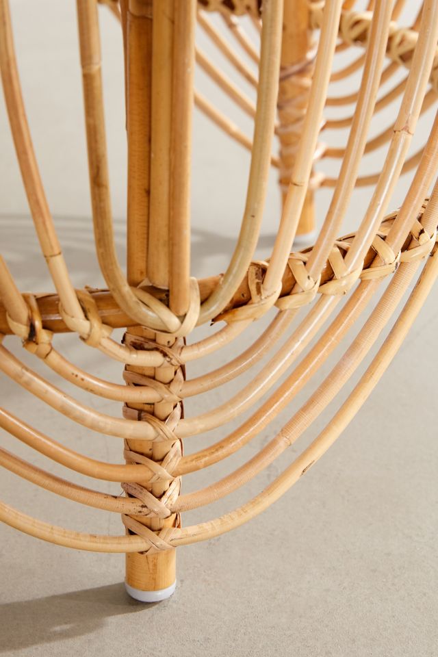 Petal Rattan Side Table #4