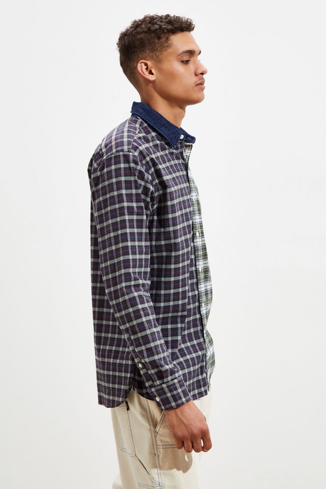 Levi’s Pieced Sunset Spliced Plaid Button-Down Shirt  #2
