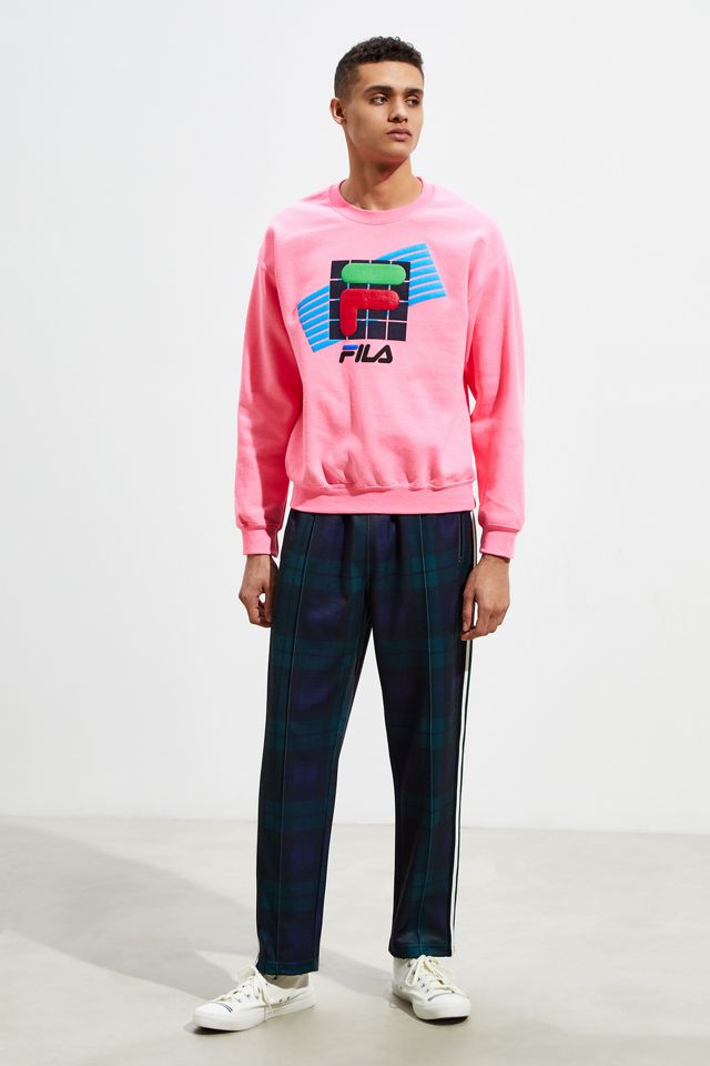 FILA Retro Logo Puff Ink Crew-Neck Sweatshirt  #5