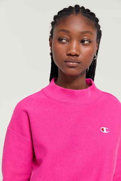 Champion UO Exclusive Mock Neck Logo Sweatshirt