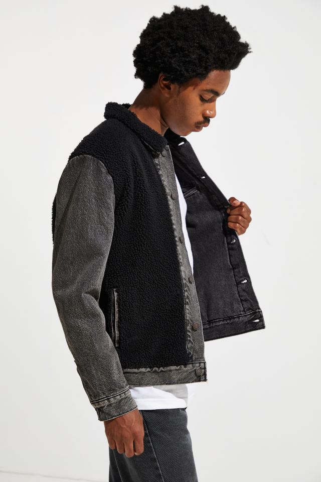 Levi’s Sherpa Panel Denim Trucker Jacket  #2