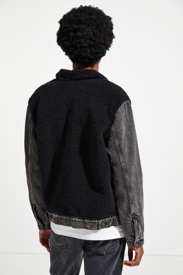 Levi’s Sherpa Panel Denim Trucker Jacket  #3