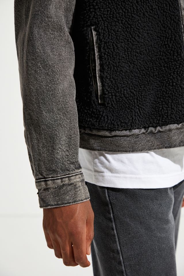 Levi’s Sherpa Panel Denim Trucker Jacket  #4