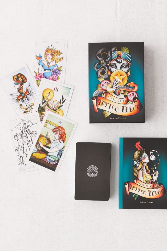 Eight Coins Tattoo Tarot Card Deck #2