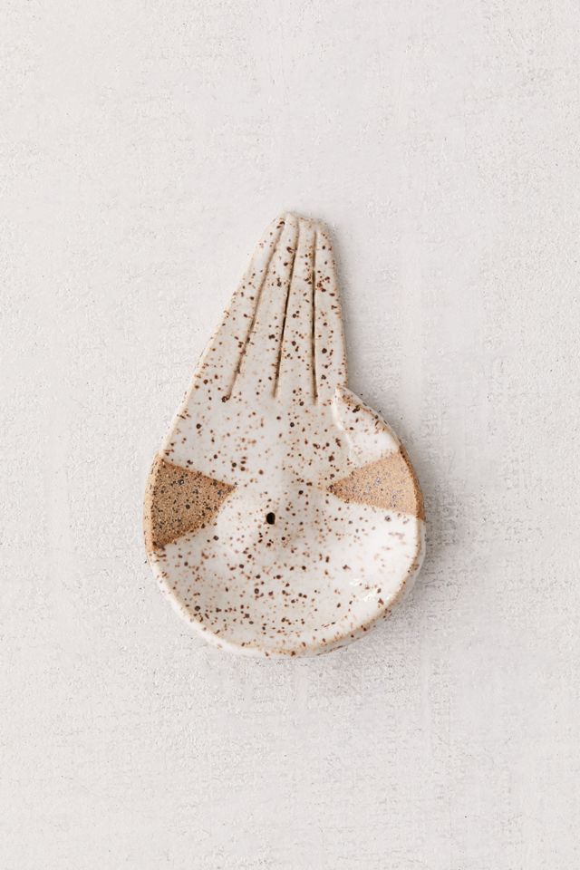 IIIVVVYYY Ceramics Hand Incense Holder Urban Outfitters