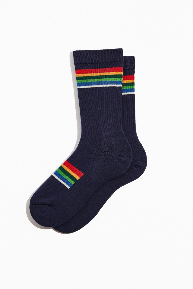 Pendleton National Park Crater Lake Stripe Crew Sock | Urban Outfitters