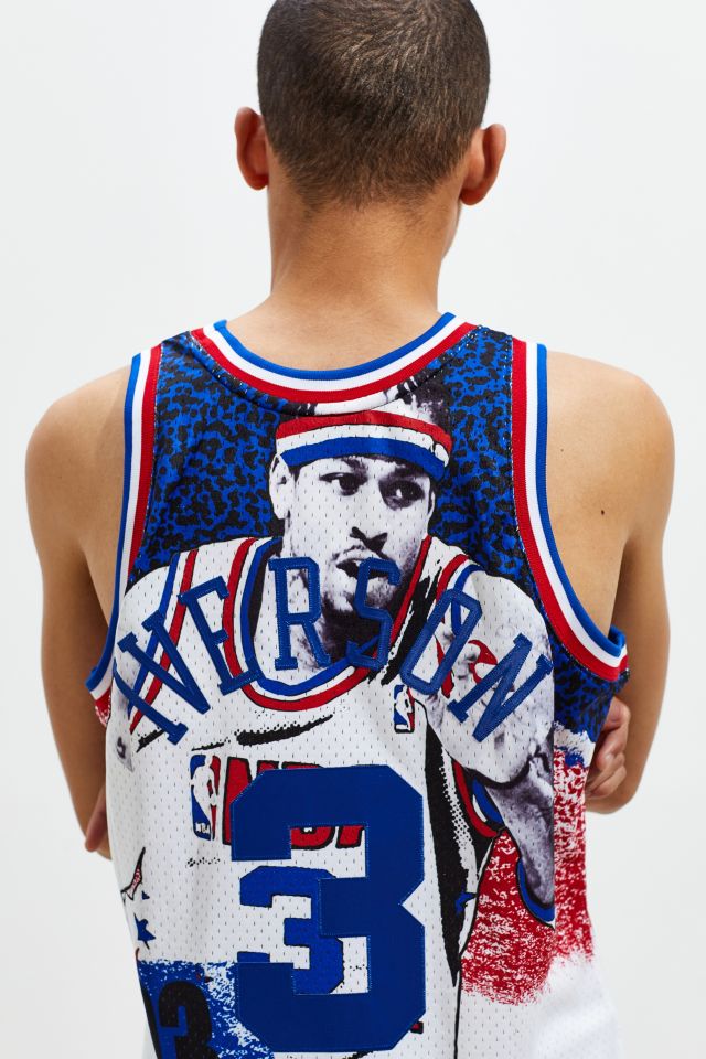 NBA ALLSTAR2003アイバーソン ユニホームMitchell&Ness 2003 All-Star Allen Iverson #3 76ers Mens Mitchell & Ness
