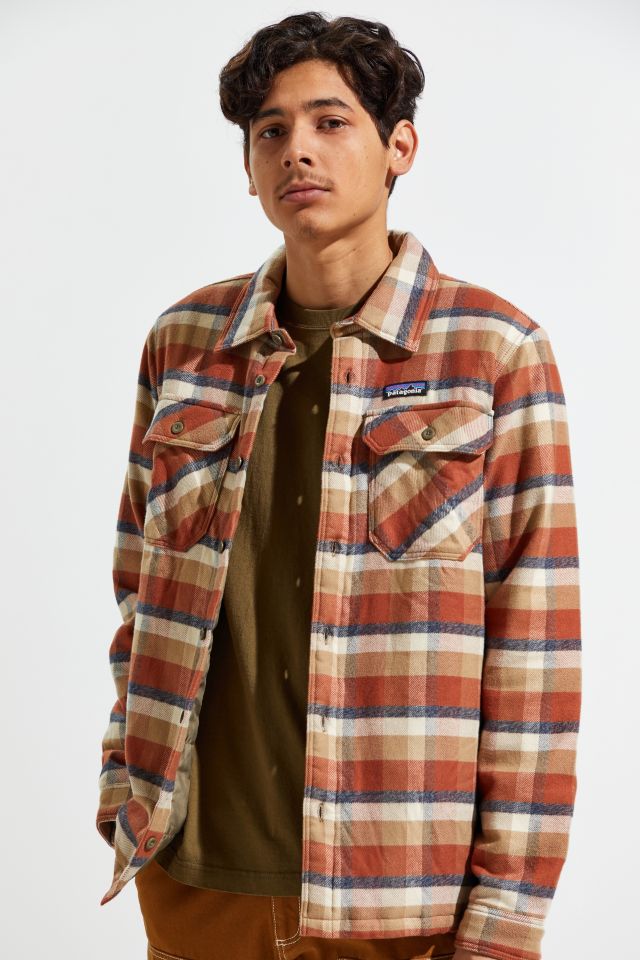 Afspejling Baglæns Utrolig Patagonia Insulated Fjord Flannel Button-Down Shirt | Urban Outfitters