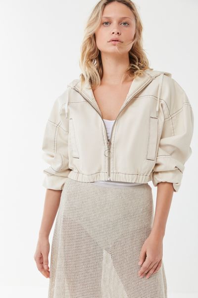 Cropped Hooded Bomber - Ready-to-Wear 1AB92W