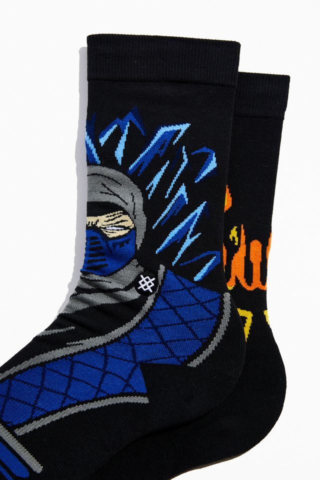 Stance Mortal Kombat Sub-Zero Vs. Scorpion Crew Sock | Urban Outfitters