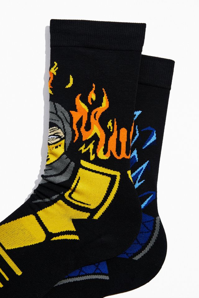 Stance Mortal Kombat Sub-Zero Vs. Scorpion Crew Sock | Urban Outfitters