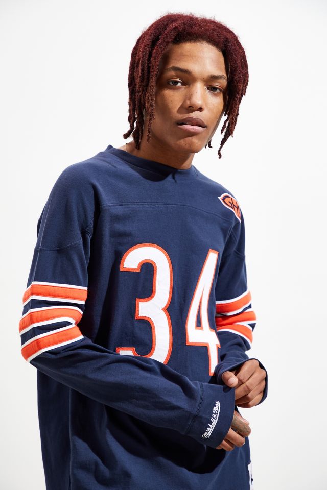 Buy Colored Men's Long Sleeve T-Shirts with Walter Payton Print #1257119 at