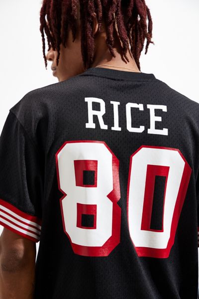 Mitchell & Ness Men 49ers Jerry Rice Short Sleeve Jersey (B&T)