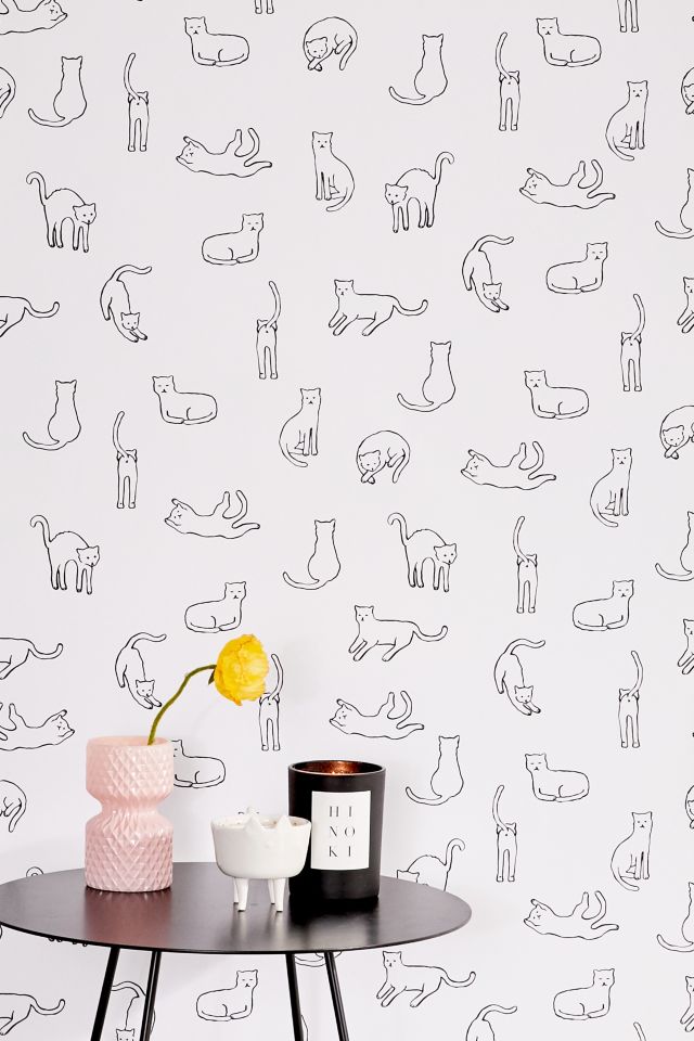 Cats Removable Wallpaper Urban Outfitters