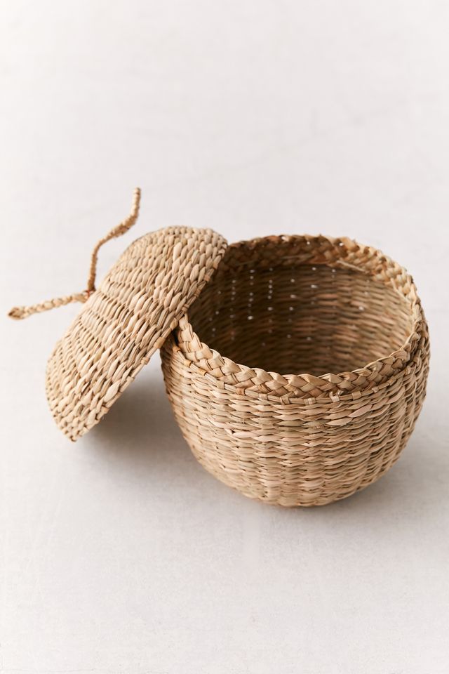 Apple Wicker Stash Box #3