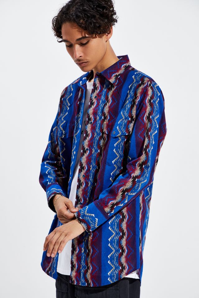 Wrangler Checotah Button-Down Shirt | Urban Outfitters