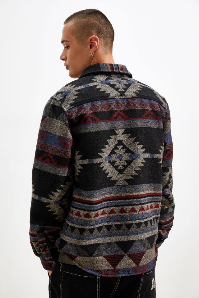 Wrangler Patterned Button-Down Shirt Jacket #3