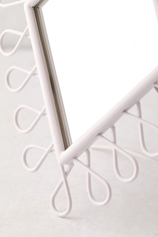 Farrah Metal Loop Tabletop Mirror #1