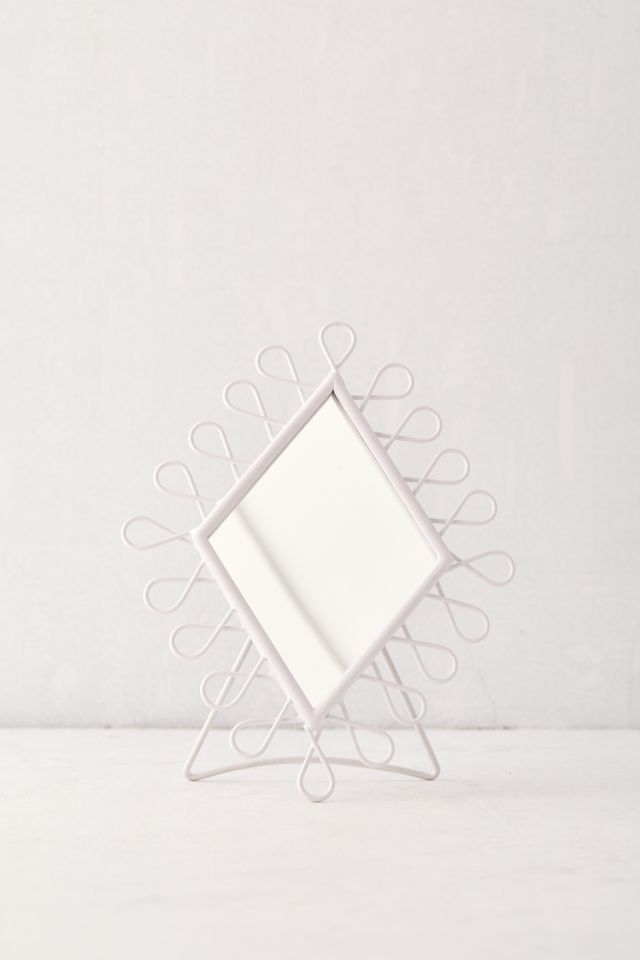 Farrah Metal Loop Tabletop Mirror #2