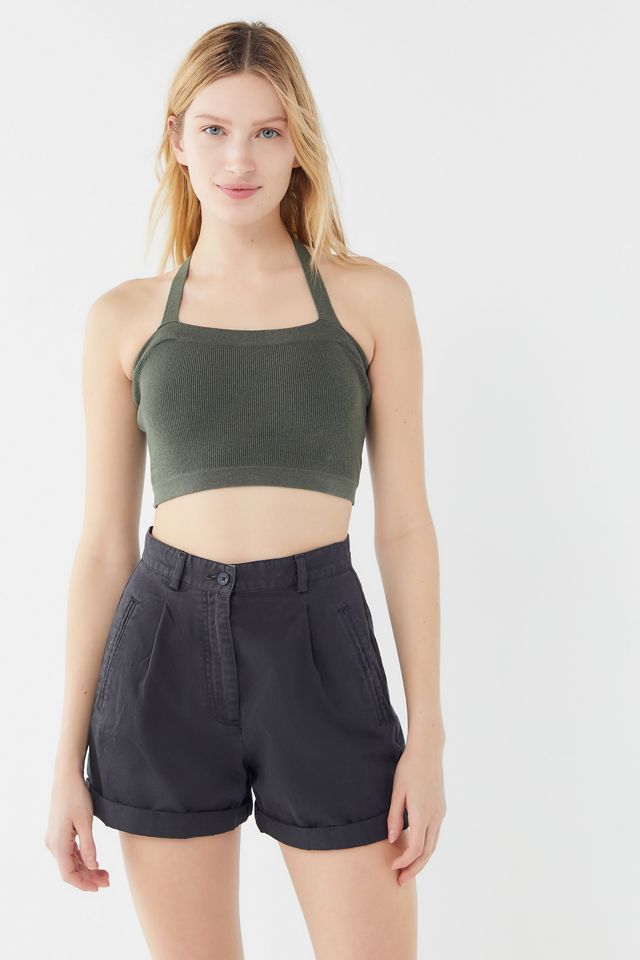 Vintage High-Rise Cotton Short | Urban Outfitters