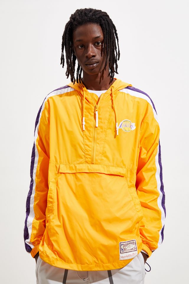 Mitchell & Ness Los Angeles Lakers Packable Nylon Anorak Jacket