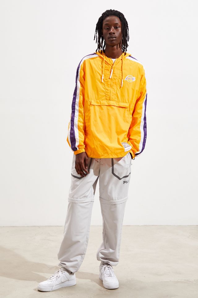 Mitchell & Ness Los Angeles Lakers Packable Nylon Anorak Jacket