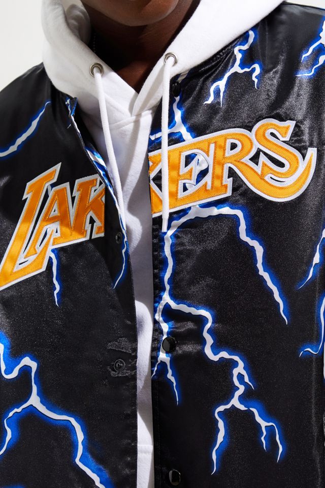 Mitchell & Ness Los Angeles Lakers NBA Lightning Satin Jacket  #1
