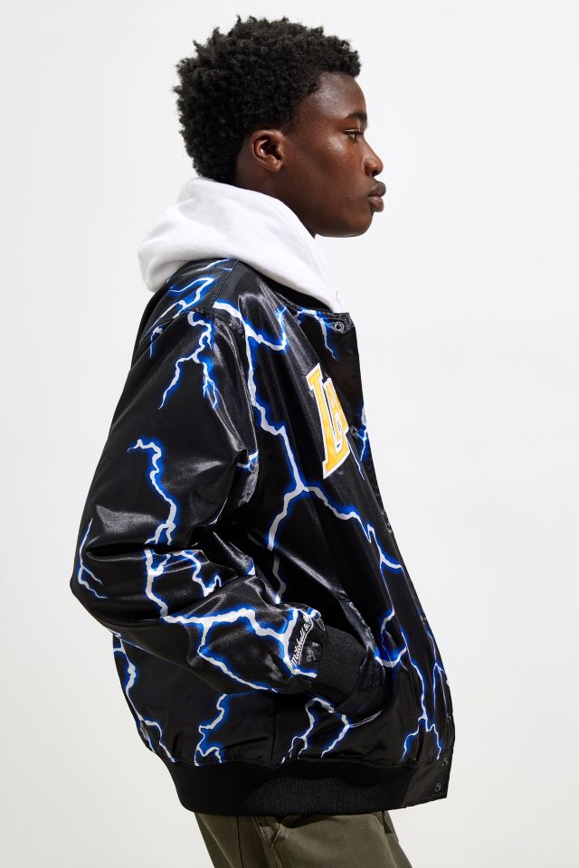 Mitchell & Ness Los Angeles Lakers NBA Lightning Satin Jacket  #2