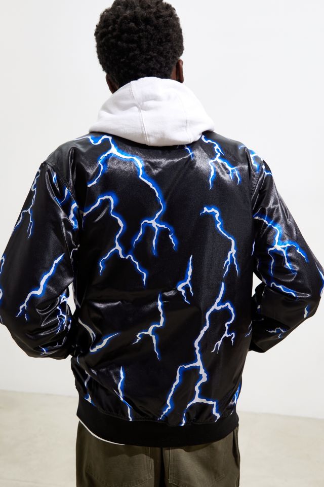 Mitchell & Ness Los Angeles Lakers NBA Lightning Satin Jacket  #3