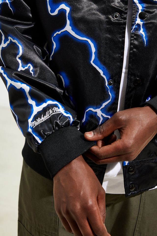 Mitchell & Ness Los Angeles Lakers NBA Lightning Satin Jacket  #4