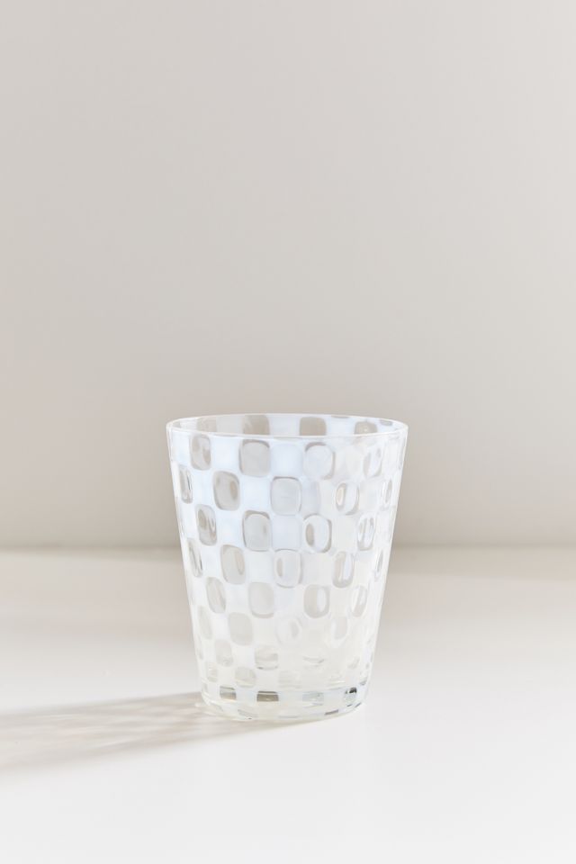 White Checker Glass | Urban Outfitters