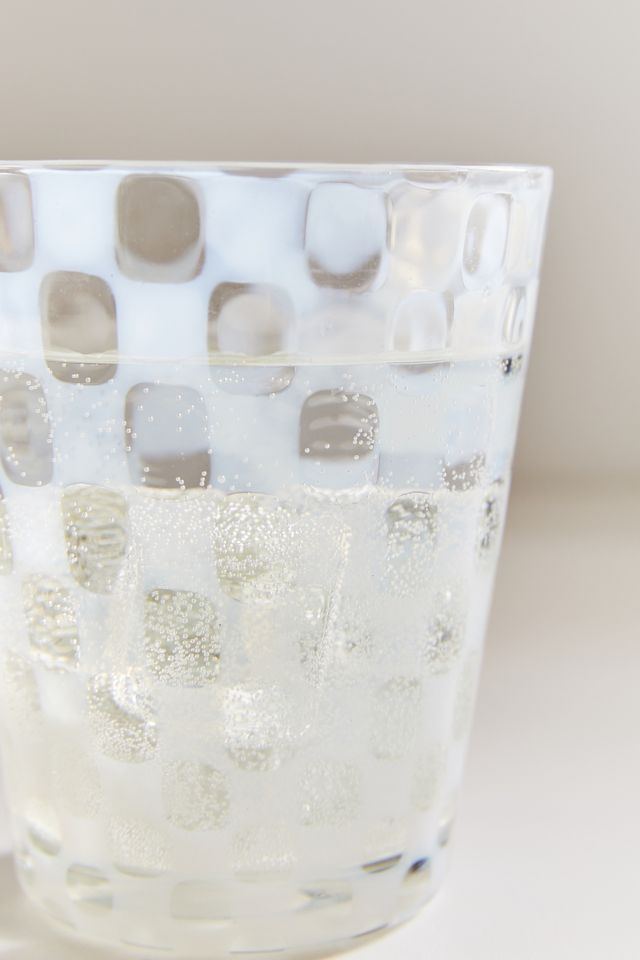 White Checker Glass | Urban Outfitters