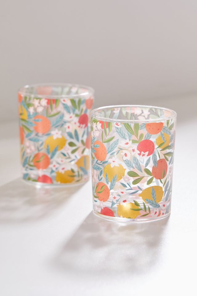 Allover Fruit Glass - Set Of 2 #2