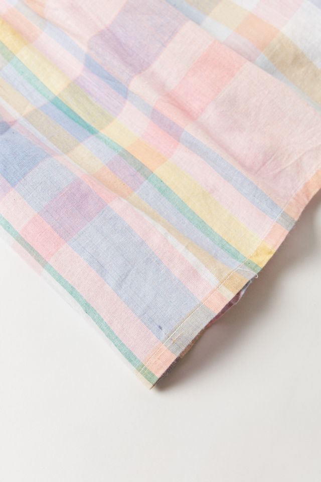 Vintage Pink Madras Midi Skirt  #3