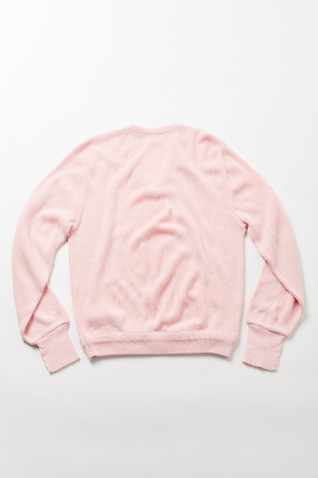 Vintage Lacoste Baby Pink V-Neck Sweater | Urban Outfitters