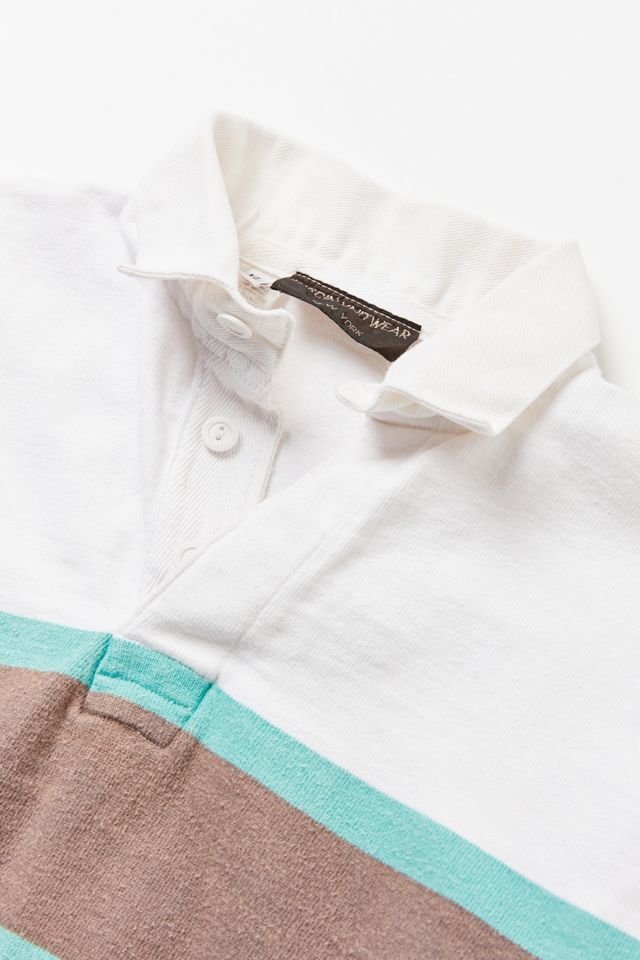 Vintage Brown Stripe Rugby Shirt | Urban Outfitters