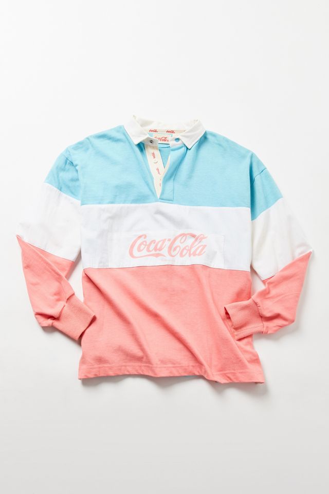 coca cola rugby shirt urban outfitters