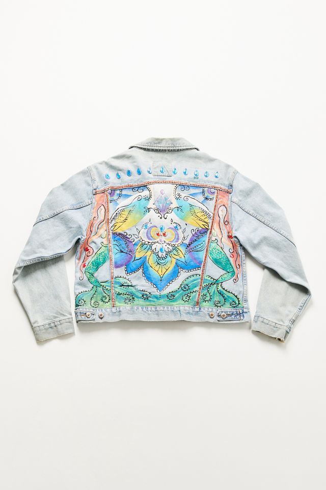 Vintage Mermaid Denim Jacket #1