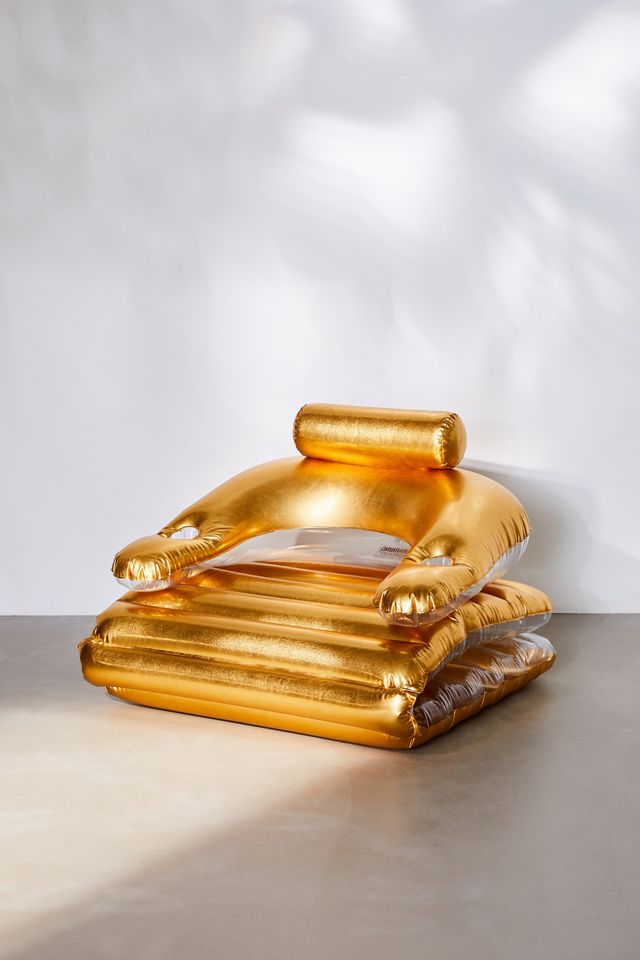 Metallic Lounger Pool Float #1