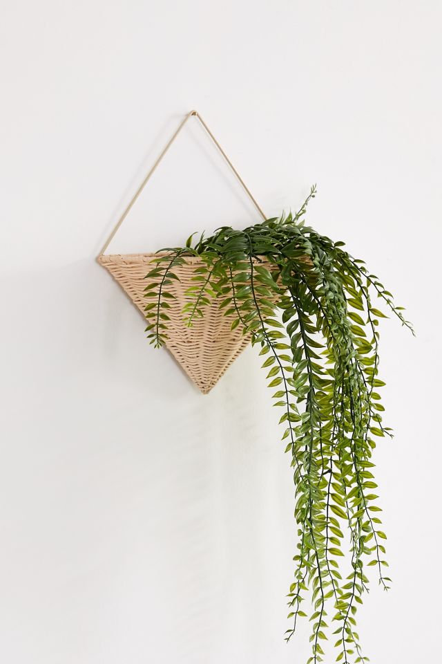 Wicker Wall Planter #2