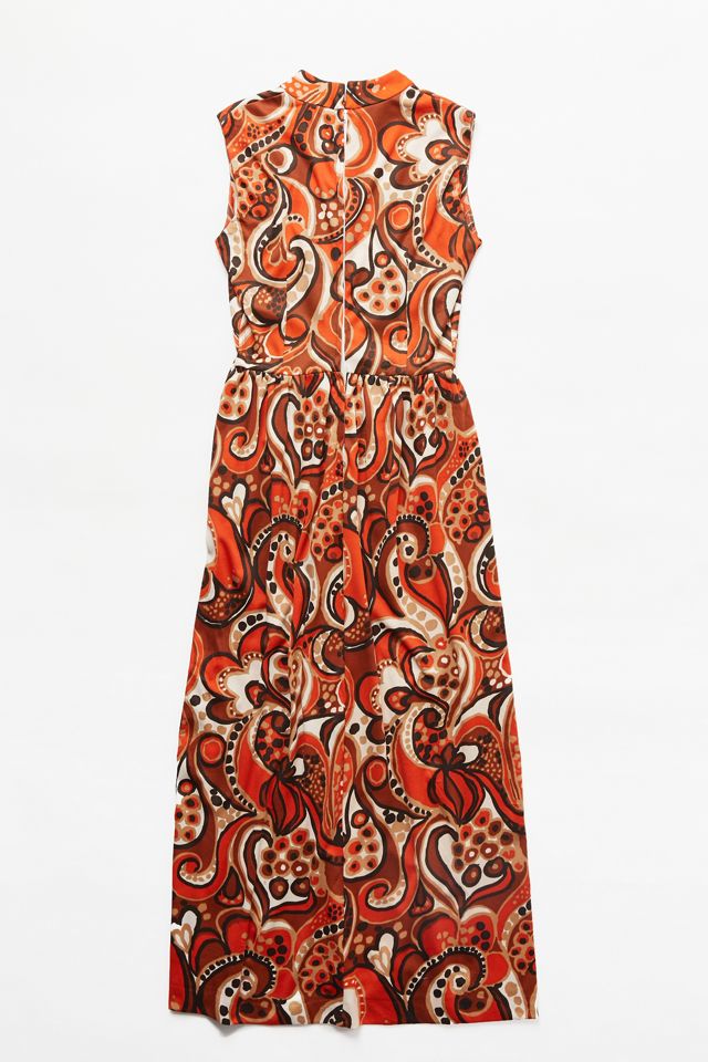strapless open back dress Rustic Orange Linen Dress – valoirofficial