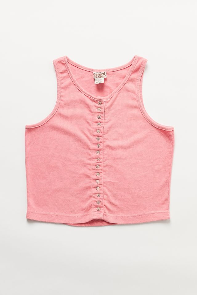 Outfitters Urban outlet Renewal Empire Waist Pink Sleeveless Blouse