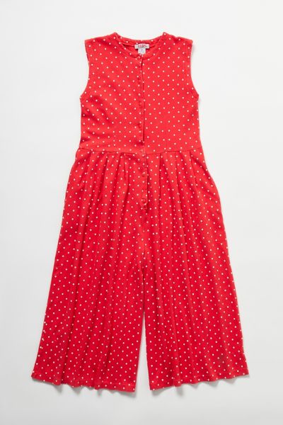 Vintage Red Polka Dot Jumpsuit Urban Outfitters   51480432 000 B