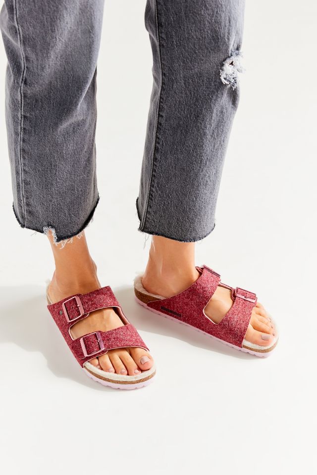 Birkenstock happy lamb online sandal